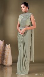 Ready To Wear Saree In Soft Vibrant Colours Readymade Saree
