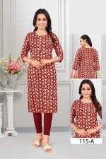Causual Wear Heavy Rayon Stright Kurti
