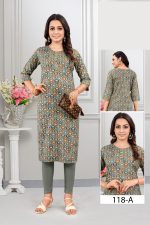 Causual Wear Heavy Rayon Stright Kurti