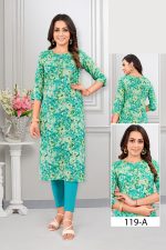 Causual Wear Heavy Rayon Stright Kurti