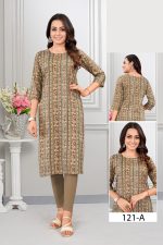 Causual Wear Heavy Rayon Stright Kurti