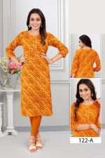 Causual Wear Heavy Rayon Stright Kurti