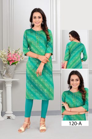 Causual Wear Heavy Rayon Stright Kurti
