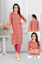 Causual Wear Heavy Rayon Stright Kurti