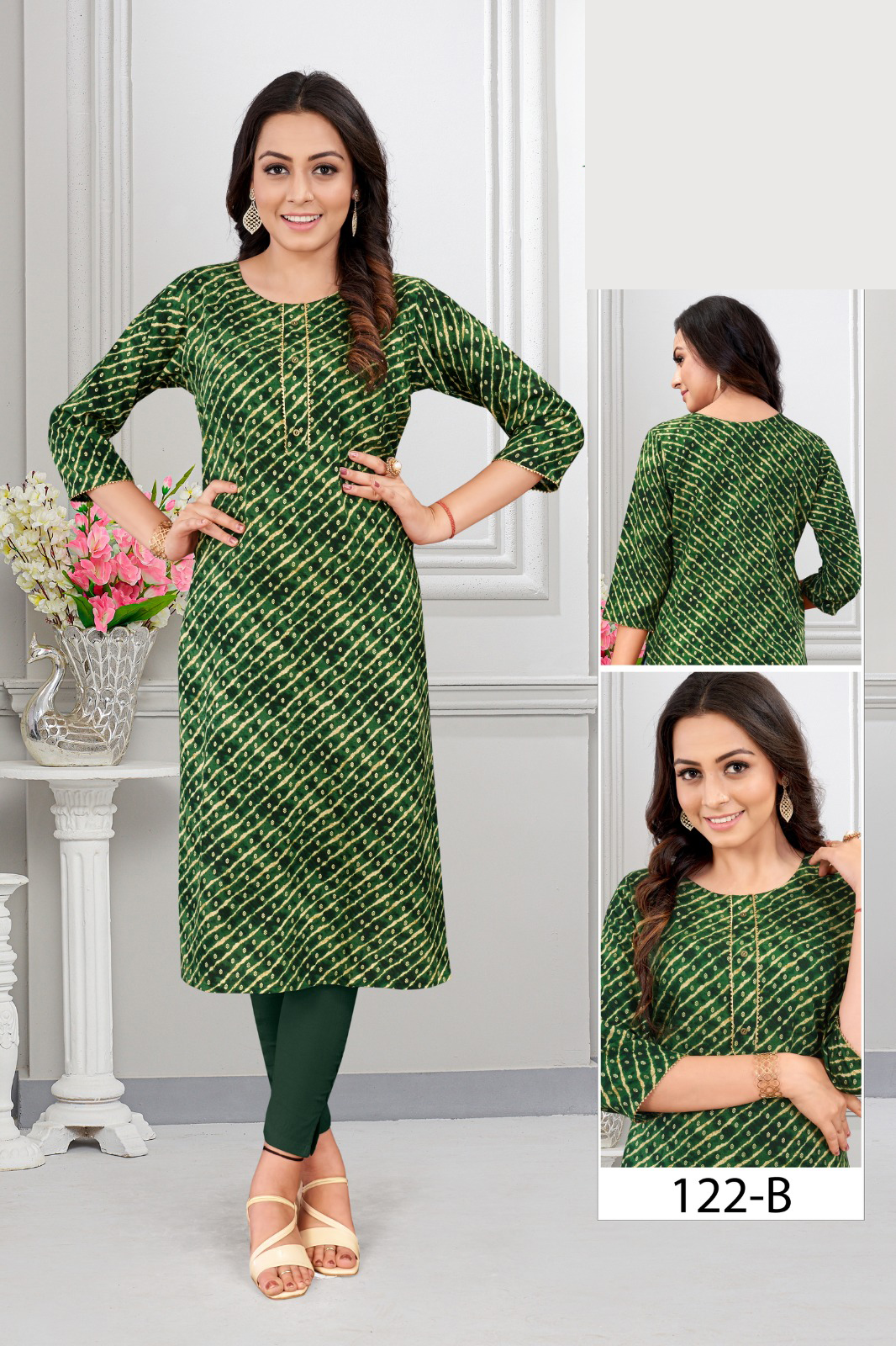 Causual Wear Heavy Rayon Stright Kurti