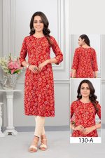 Causual Wear Heavy Rayon Stright Kurti