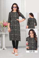 Causual Wear Heavy Rayon Stright Kurti