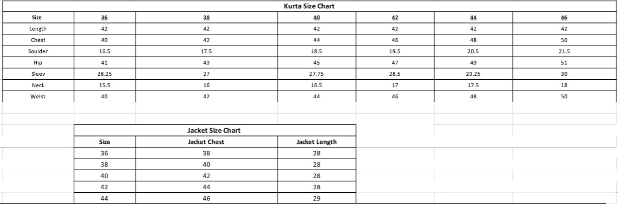 Men's Cotton Kurta with Pyjama and Stylish Jacket - A Perfect Blend of Tradition and Contemporary Fashion