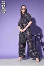 Unleash Your Style With The Exquisite Platinum Creap Printed Designer Cord Set