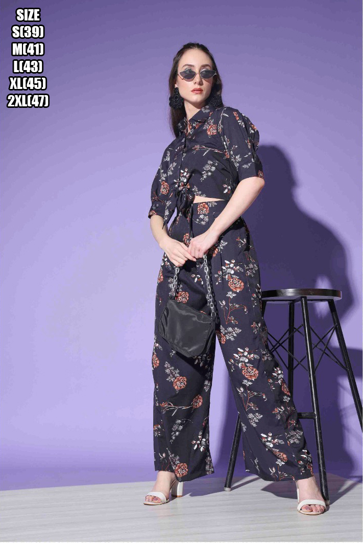 Unleash Your Style With The Exquisite Platinum Creap Printed Designer Cord Set