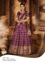 Semi-Stitched Heavy Jacquard Semi Stitched Lehenga Choli Collection