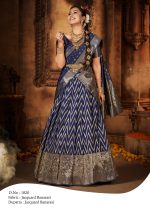 Semi-Stitched Heavy Jacquard Semi Stitched Lehenga Choli Collection