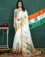 Celebrate Independence Day In Style 15 August Special Tri Colour Saree With Exquisite Blouse Designs!