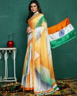 Celebrate Independence Day In Style 15 August Special Tri Colour Saree With Exquisite Blouse Designs!