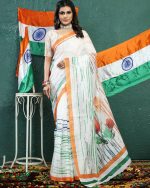 Celebrate Independence Day In Style 15 August Special Tri Colour Saree With Exquisite Blouse Designs!