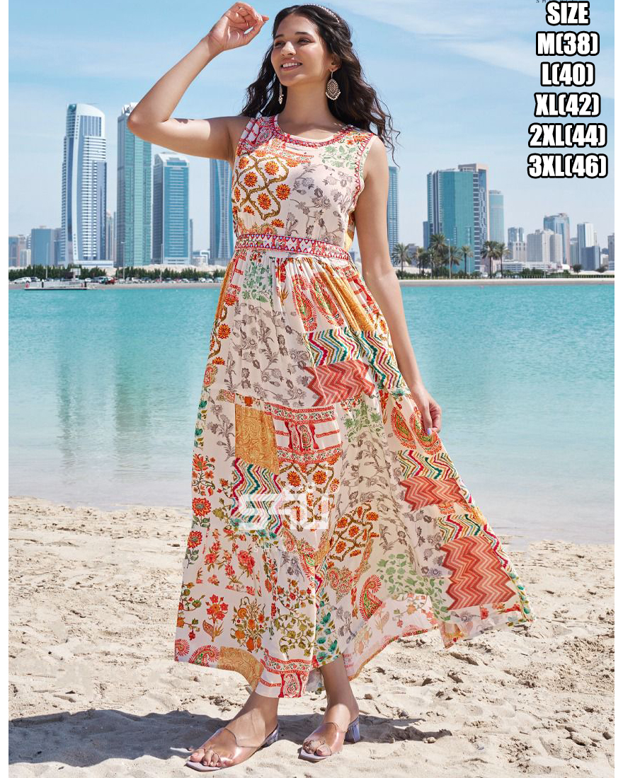 Season Of Freshness With Our Floral Gowns