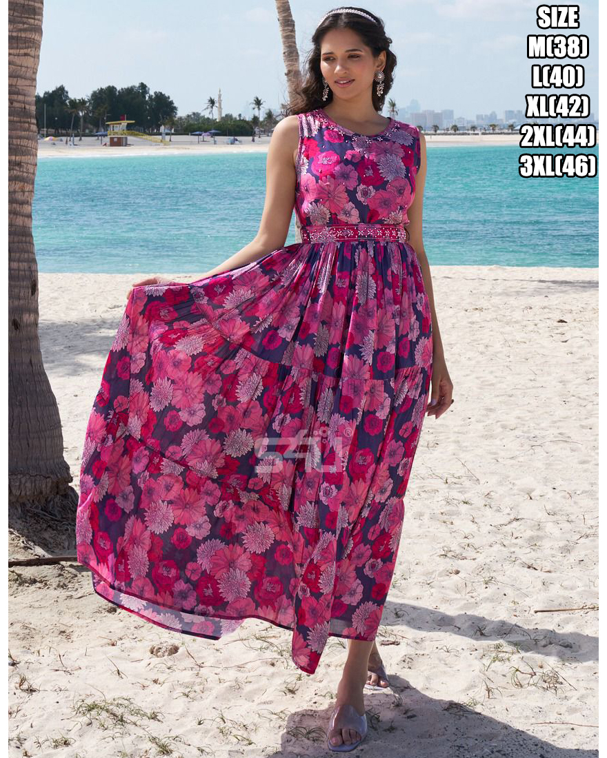 Season Of Freshness With Our Floral Gowns