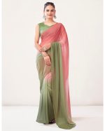 Presenting Readytowear Georgette Partywear Saree With Georgette Blouse