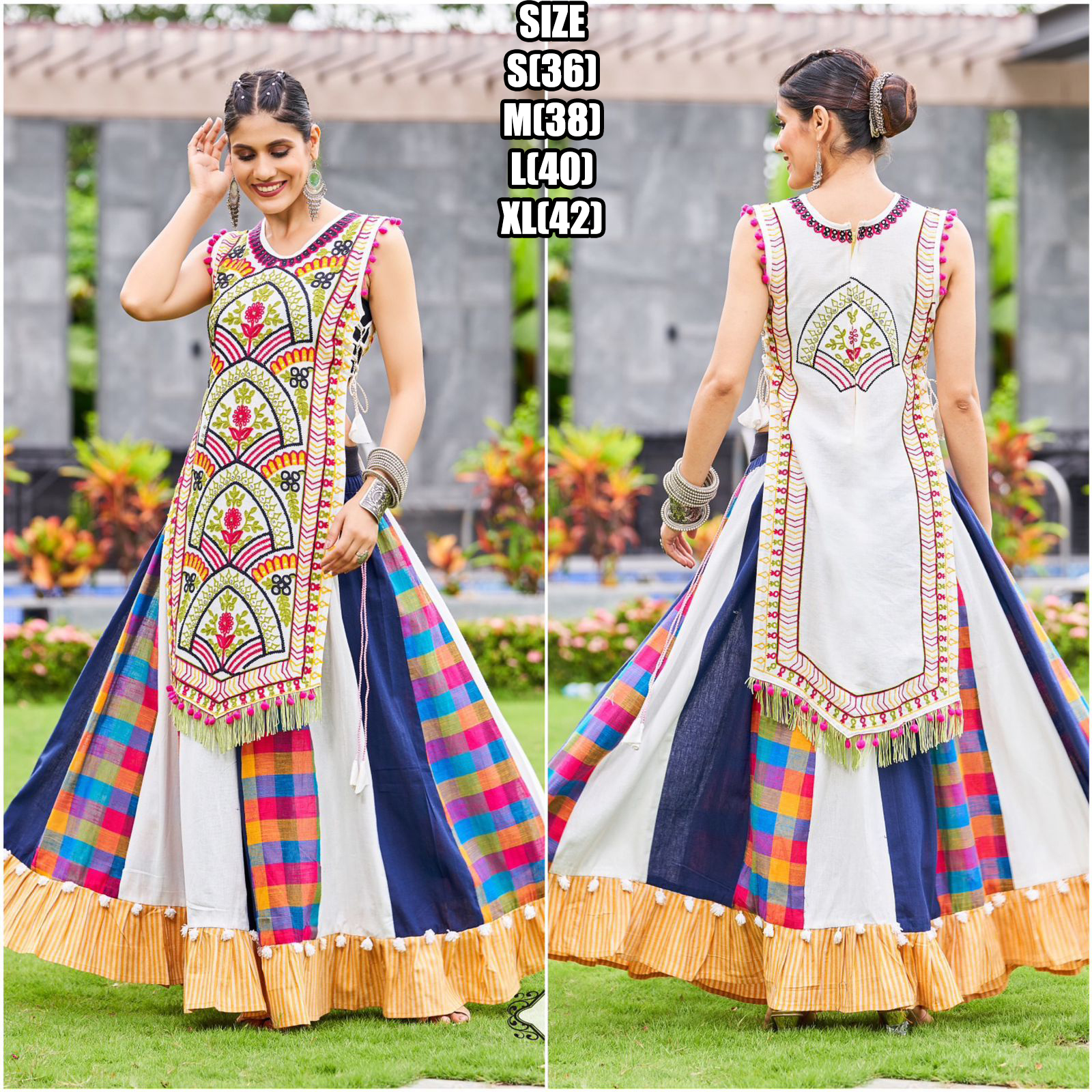 Gujarati Traditional Navratri Designer Garba Dress