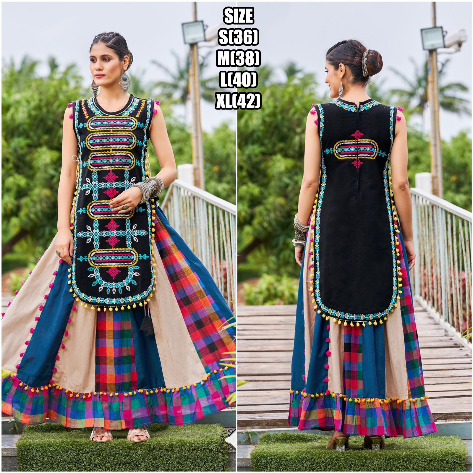 Gujarati Traditional Navratri Designer Garba Dress