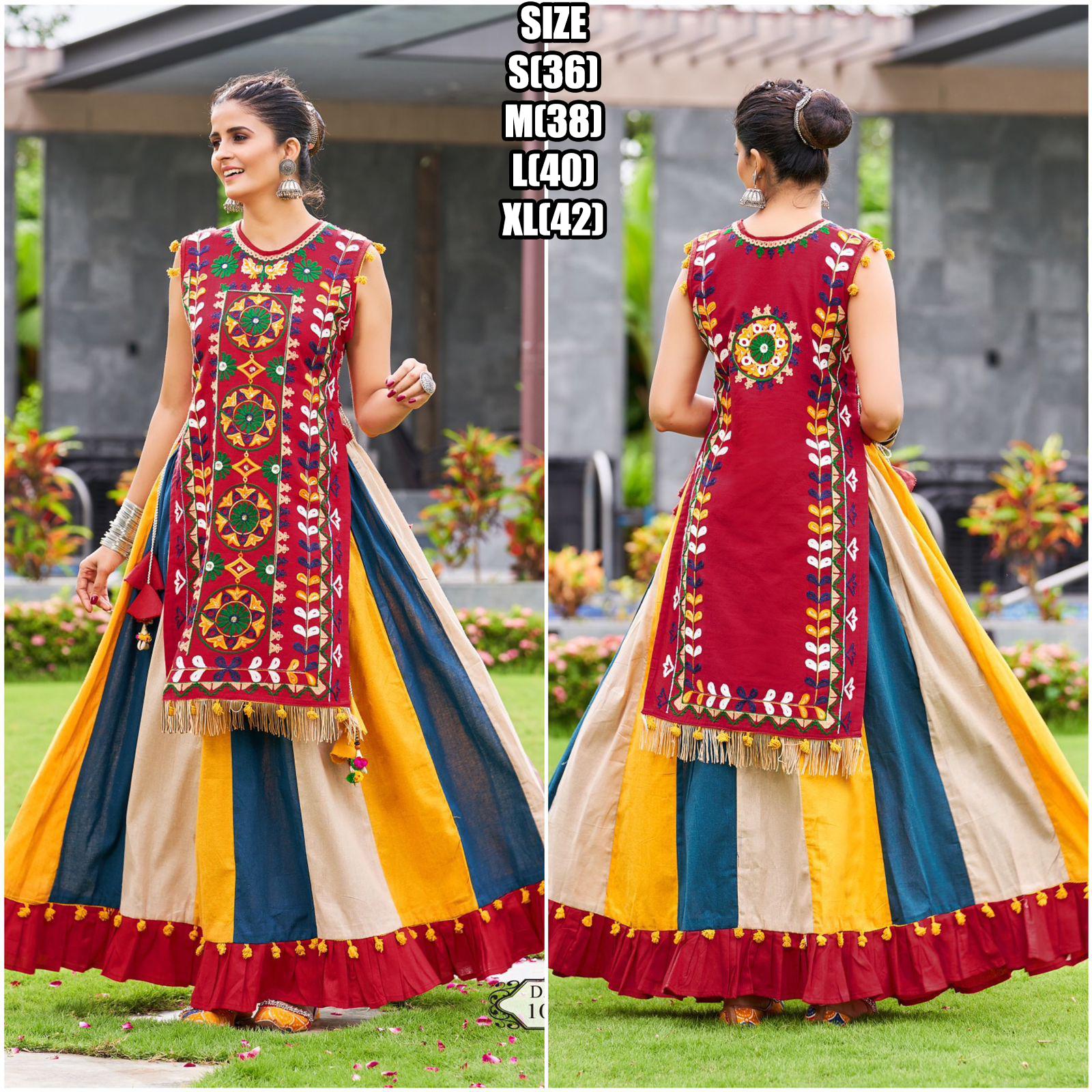Gujarati Traditional Navratri Designer Garba Dress