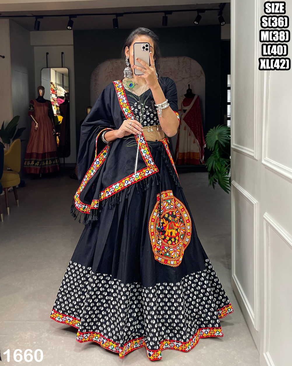 Presenting Navratri Wear Designer Stitched Chaniya Choli