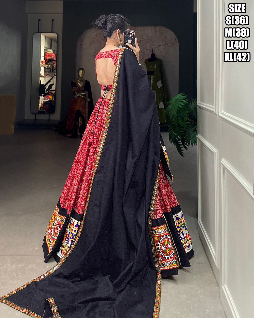 Presenting Navratri Wear Designer Stitched Chaniya Choli