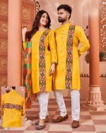 Navratri Twinning Ready To Wear Couple Set