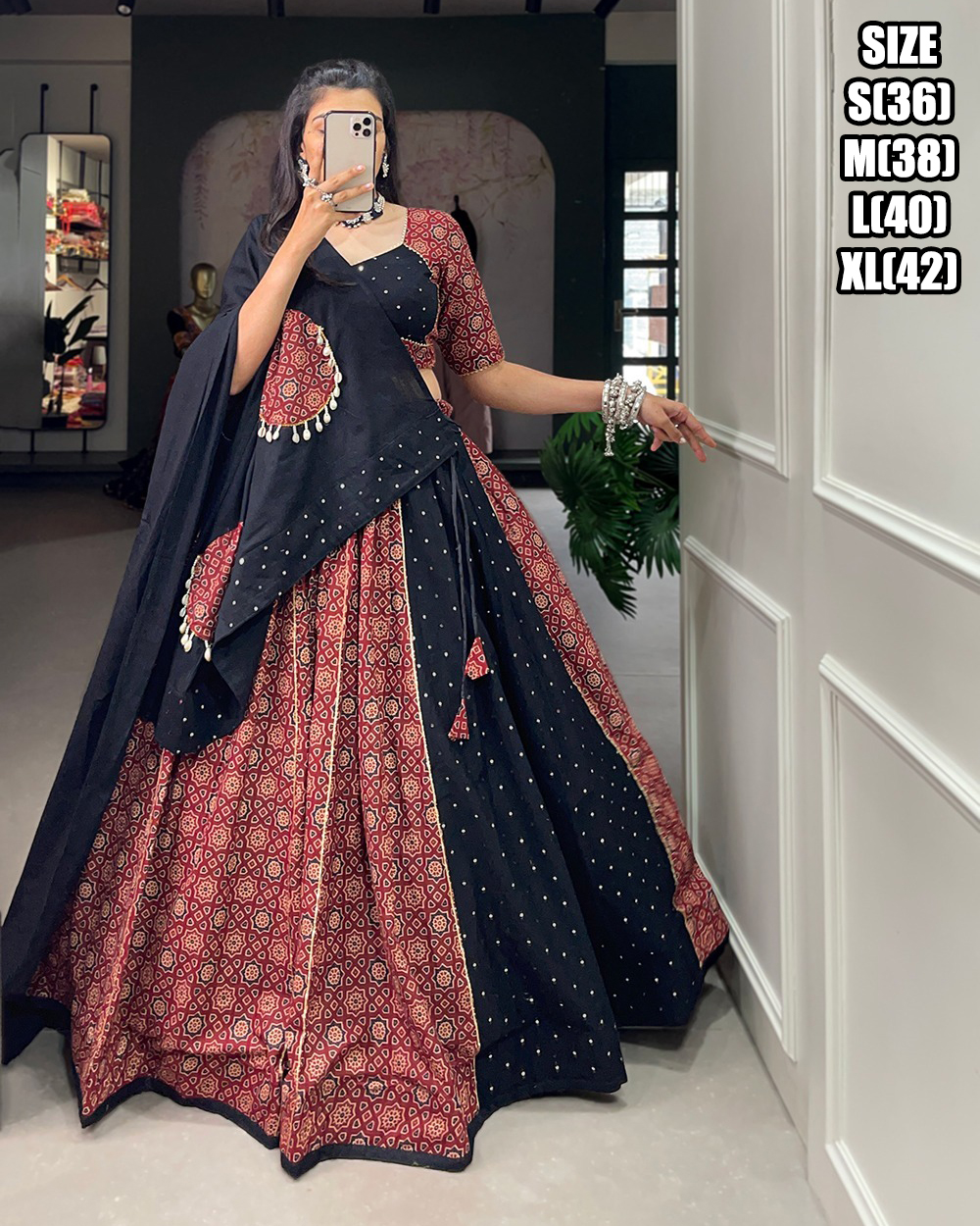 Presenting Navratri Wear Designer Stitched Chaniya Choli