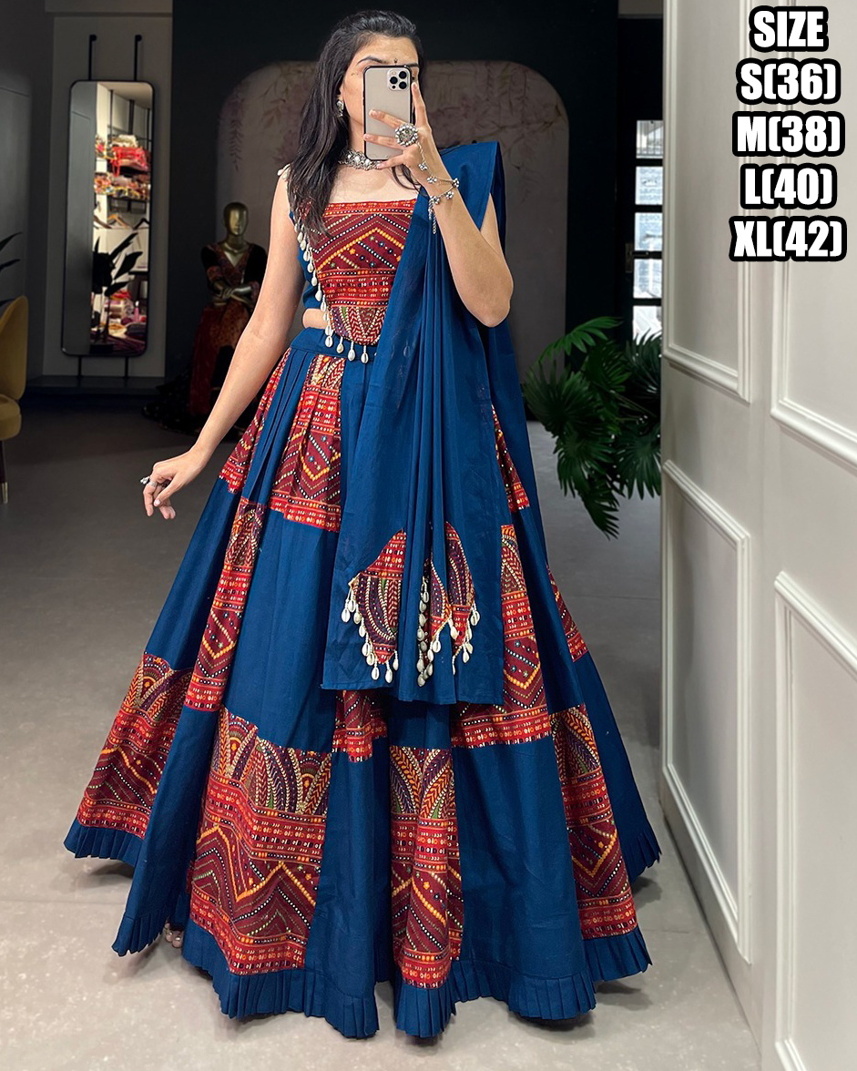 Presenting Navratri Wear Designer Stitched Chaniya Choli