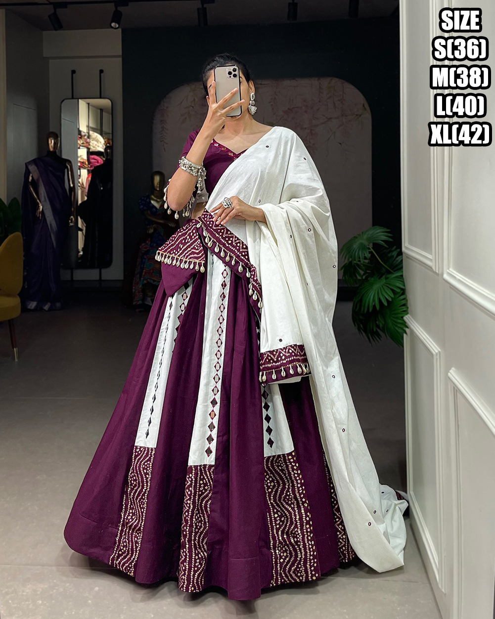 Presenting Navratri Wear Designer Stitched Chaniya Choli