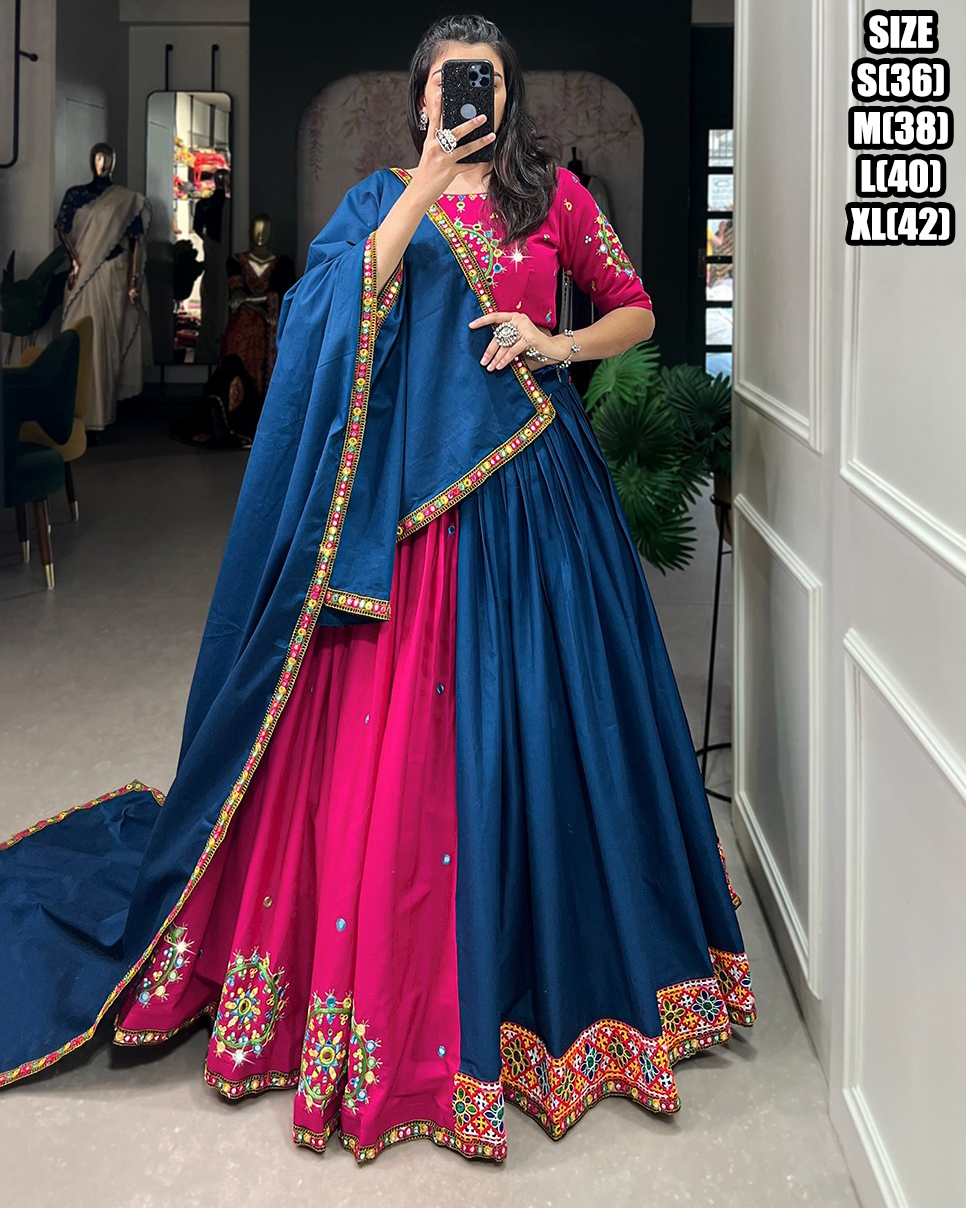 Presenting Navratri Wear Designer Stitched Chaniya Choli