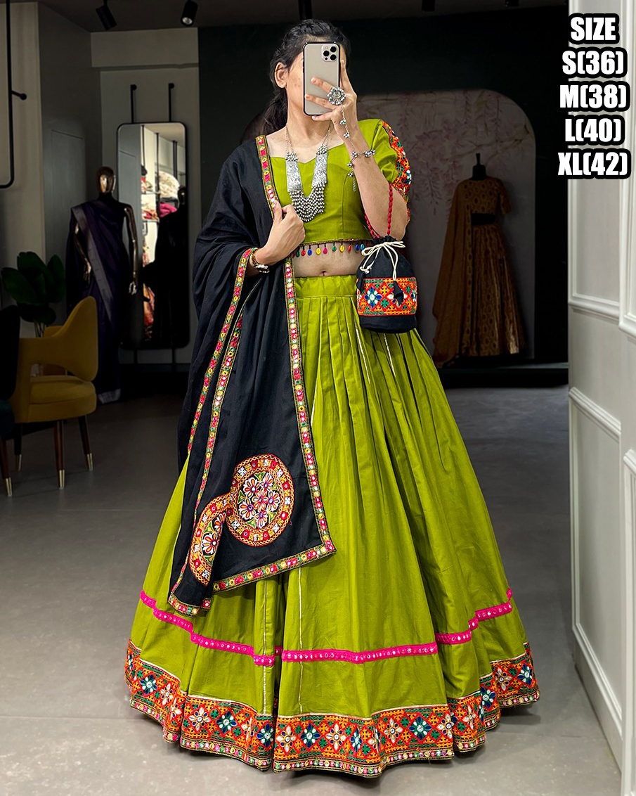 Presenting Navratri Wear Designer Stitched Chaniya Choli
