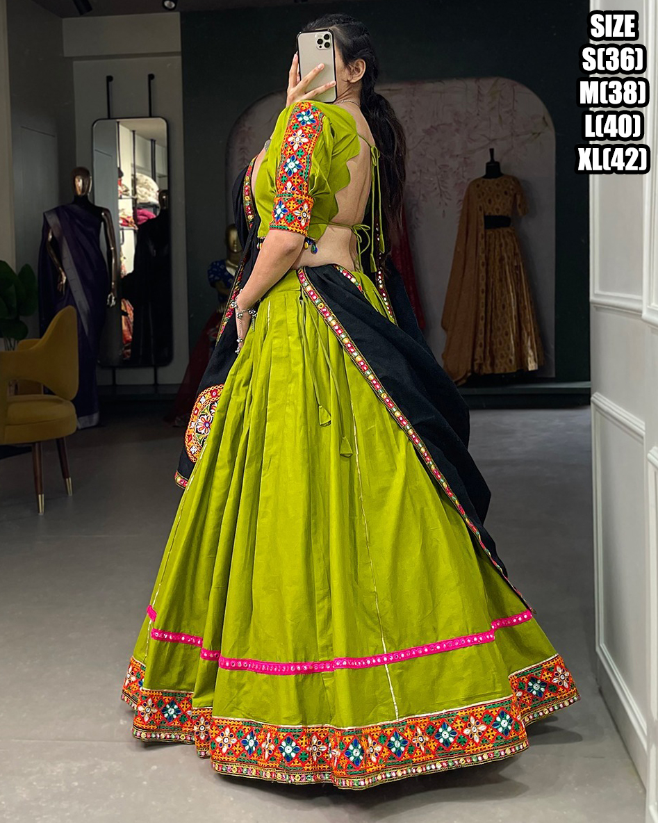 Presenting Navratri Wear Designer Stitched Chaniya Choli