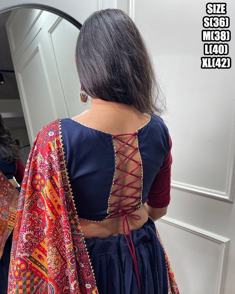 Presenting Navratri Wear Designer Stitched Chaniya Choli