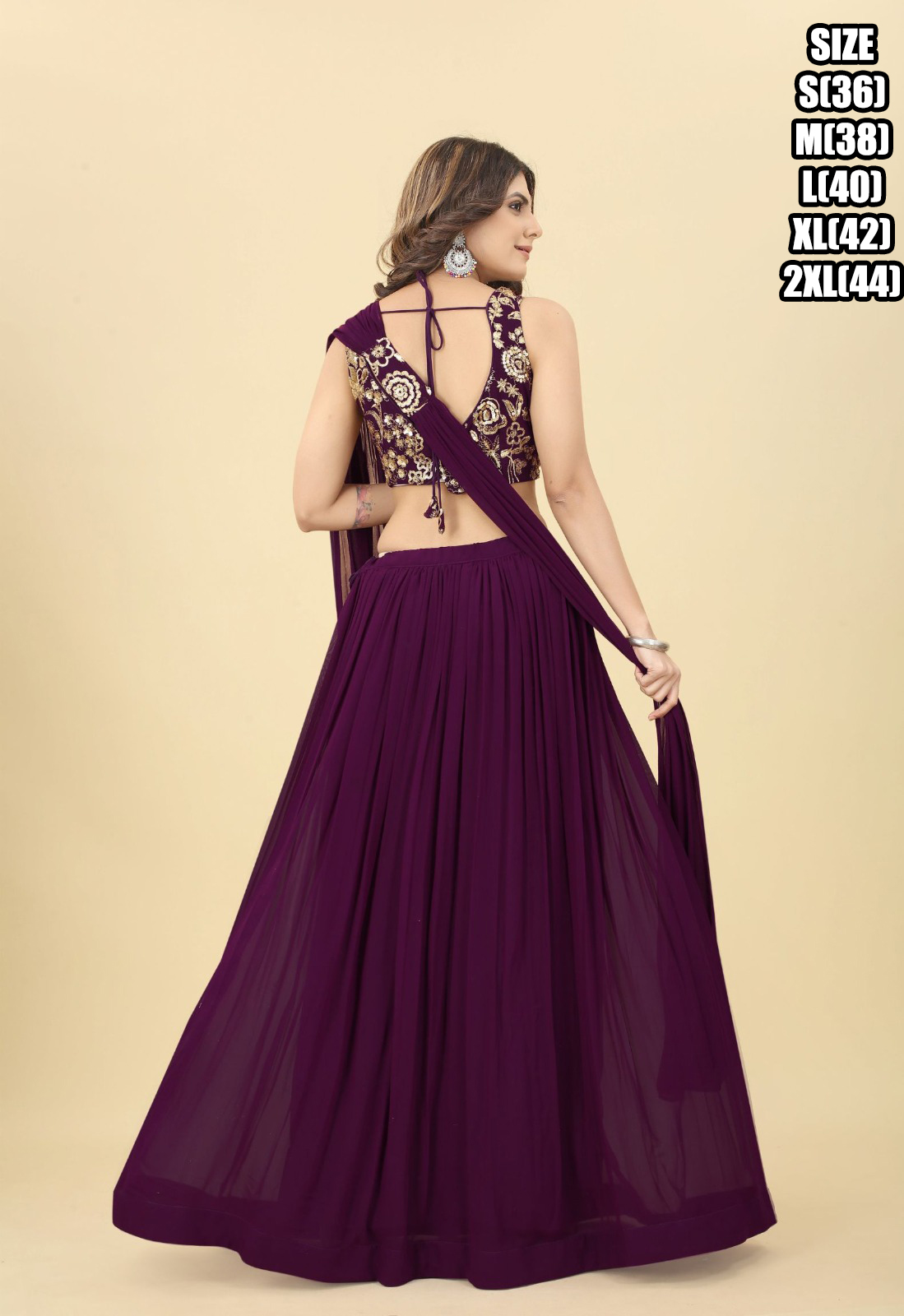 Women's Readymade Heavy Georgette Designer Choli Blouse