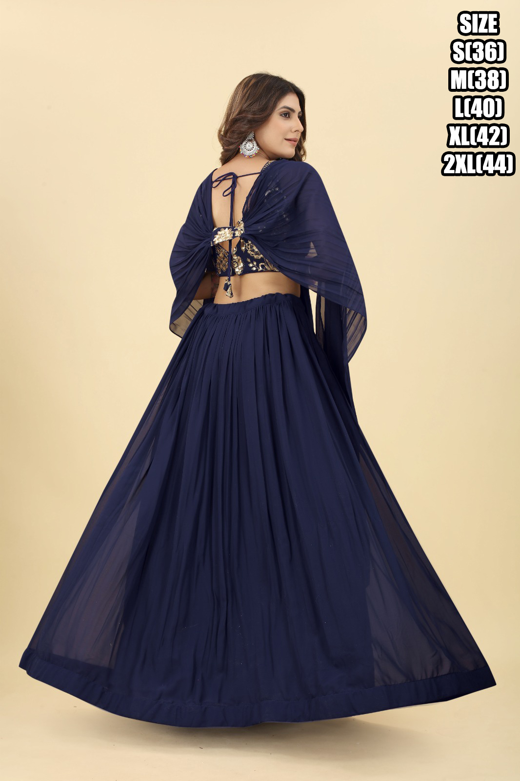 Women's Readymade Heavy Georgette Designer Choli Blouse