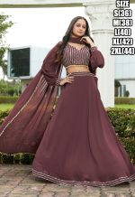 Women's Readytowear Georgette Embrodiery Lehenga Blouse Designs