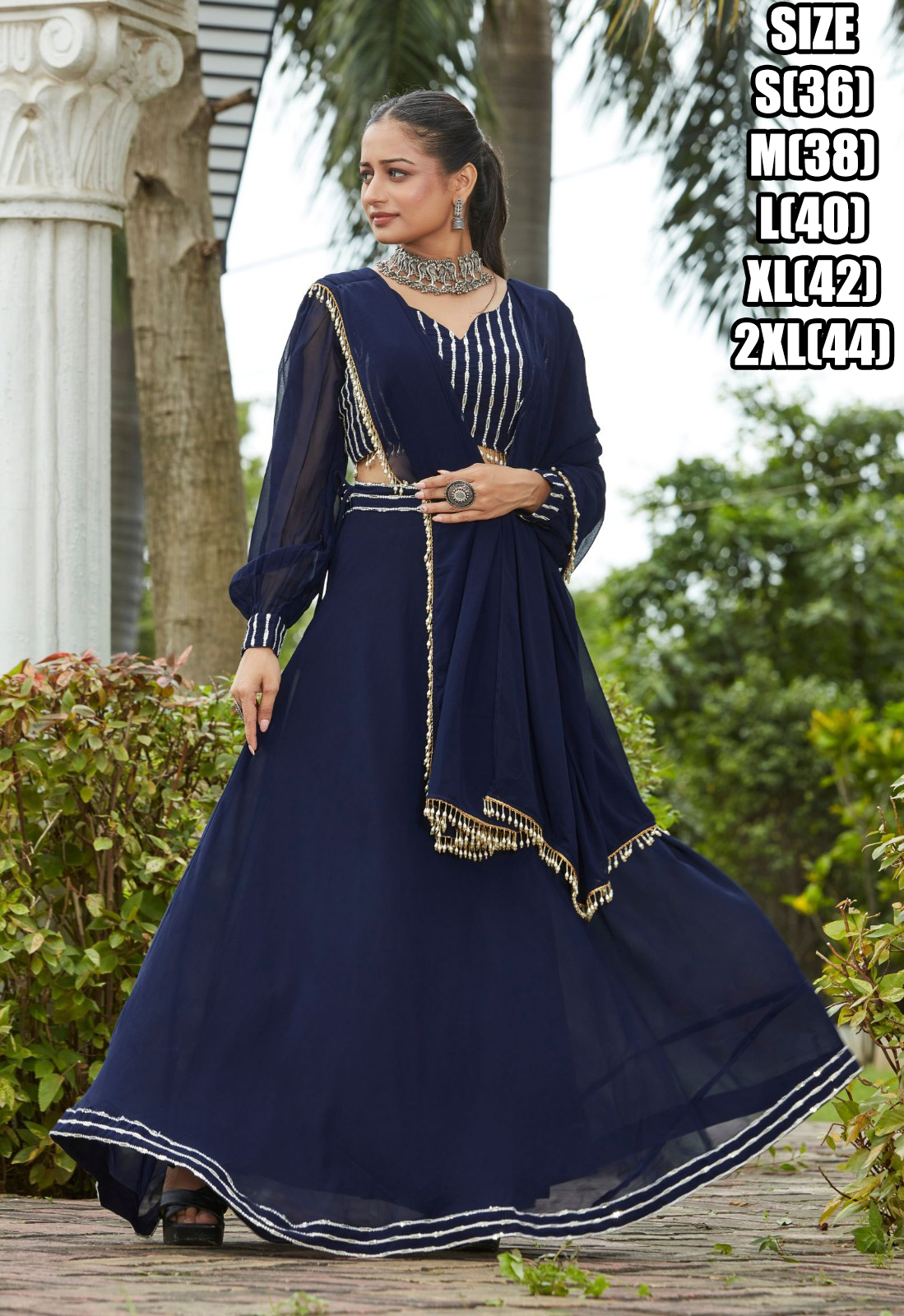 Women's Readytowear Georgette Embrodiery Lehenga Blouse Designs