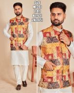 Elevate Your Ethnic Charm With Our Men's Soft Silk Kurta Pajama In Luxurious Banarasi Silk Kotti
