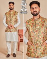 Elevate Your Ethnic Charm With Our Men's Soft Silk Kurta Pajama In Luxurious Banarasi Silk Kotti