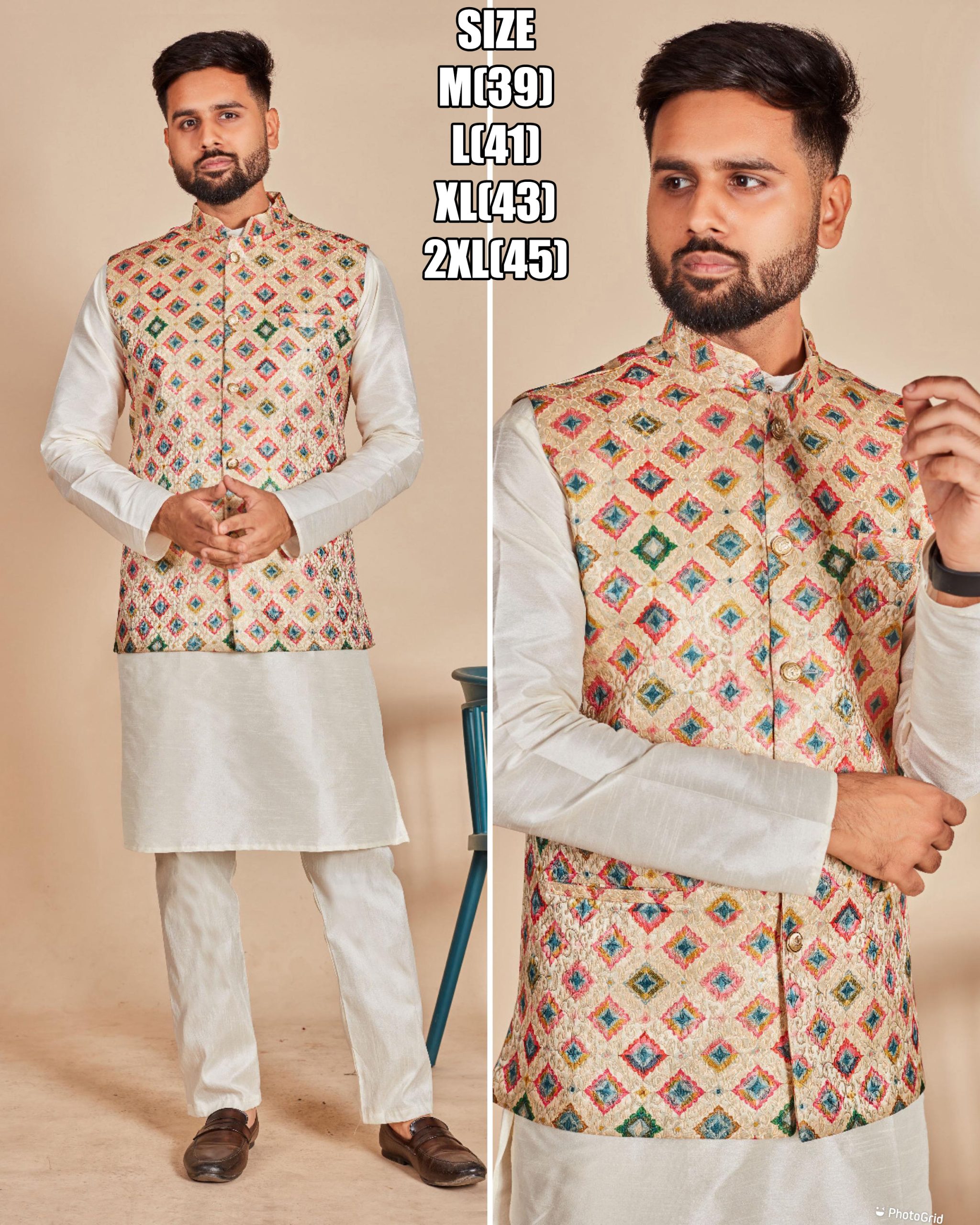 Elevate Your Ethnic Charm With Our Men's Soft Silk Kurta Pajama In Luxurious Banarasi Silk Kotti