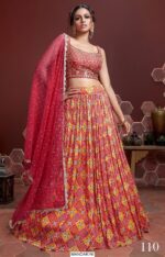 Partywear Semi-Stitched Lehenga Choli - A Captivating Blend of Opulence and Grace