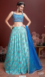Partywear Semi-Stitched Lehenga Choli - A Captivating Blend of Opulence and Grace