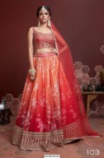 Partywear Semi-Stitched Lehenga Choli - A Captivating Blend of Opulence and Grace