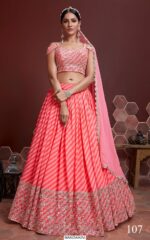 Partywear Semi-Stitched Lehenga Choli - A Captivating Blend of Opulence and Grace