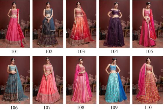 Partywear Semi-Stitched Lehenga Choli - A Captivating Blend of Opulence and Grace