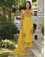 Women's Readymade Heavy Roman Silk Salwar Kameez | Latest Silk Salwar Kameez Designs Silk Punjabi Suit New Punjabi Silk Suit Design Readymade Silk Suits Silk Dress Salwar Kameez