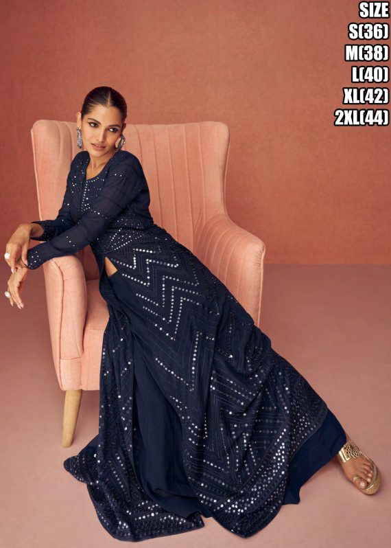 Aashirwad By Season Real Georgette Wedding Wear Gown Collection