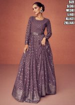 Aashirwad By Season Real Georgette Wedding Wear Gown Collection